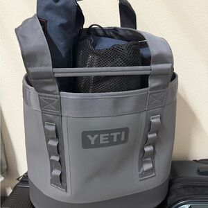YETI Gray carry all tote